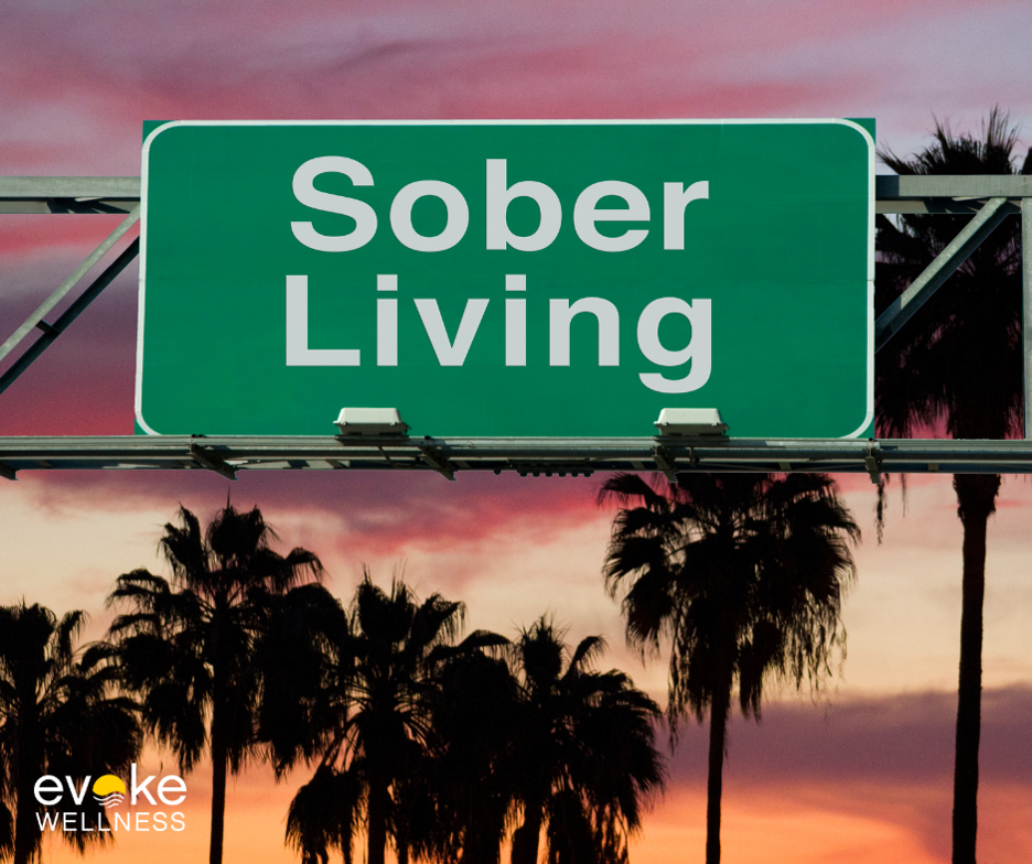 Sober Living billboard in California